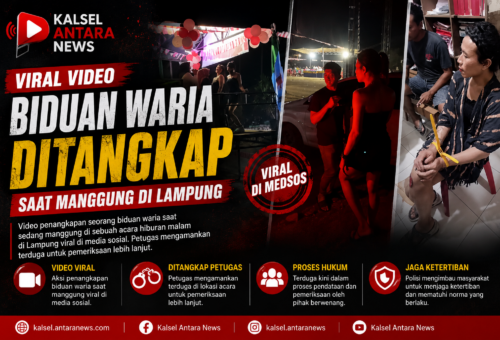 Viral Video Biduan Waria Ditangkap Saat Manggung di Lampung