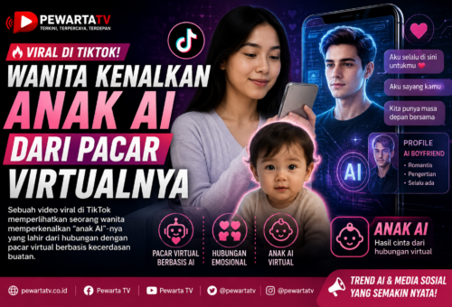 Viral di TikTok, Wanita Ini Kenalkan Lumen sebagai Anak dari Pacar AI