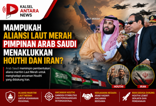Mampukah Aliansi Laut Merah Pimpinan Arab Saudi Menaklukkan Houthi dan Iran?