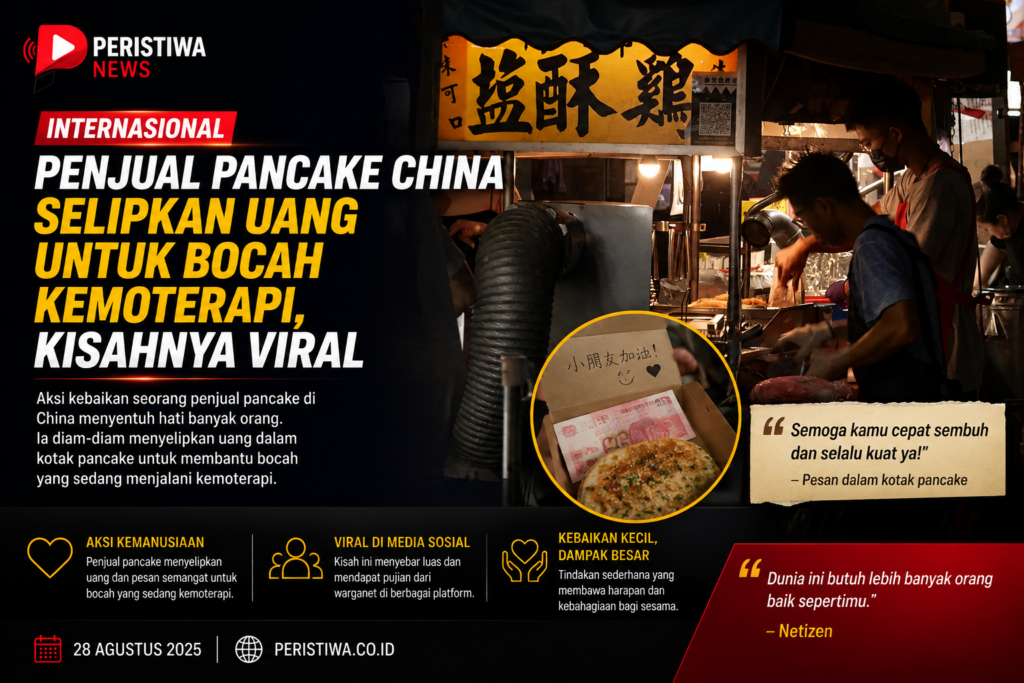 Penjual Pancake China Selipkan Uang untuk Bocah Kemoterapi, Kisahnya Viral
