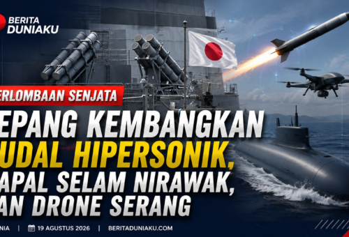 Jepang Percepat Pengembangan Rudal Hipersonik dan Drone Serang Berbiaya Rendah