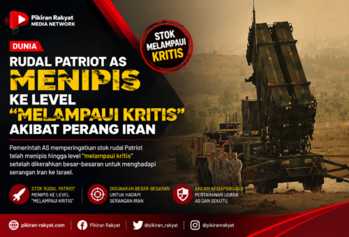 Rudal Patriot AS Menipis ke Level “Melampaui Kritis” akibat Perang Iran