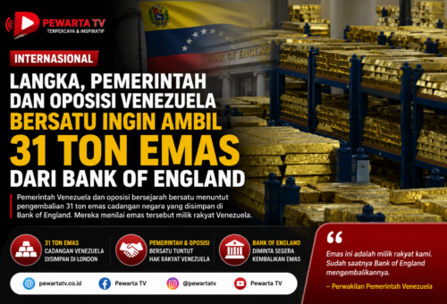 Langka, Pemerintah dan Oposisi Venezuela Bersatu Ingin Ambil 31 Ton Emas dari Bank of England