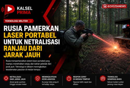 Rusia Pamerkan Laser Portabel untuk Netralisasi Ranjau dari Jarak Jauh