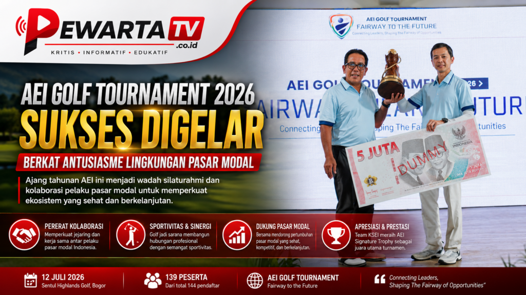 AEI Golf Tournament 2026 Terselenggara Berkat Antusiasme Lingkungan Pasar Modal