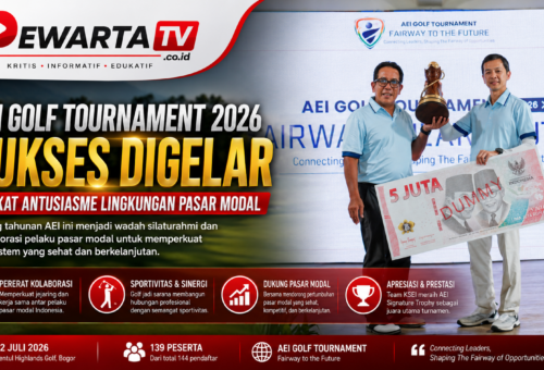 AEI Golf Tournament 2026 Terselenggara Berkat Antusiasme Lingkungan Pasar Modal