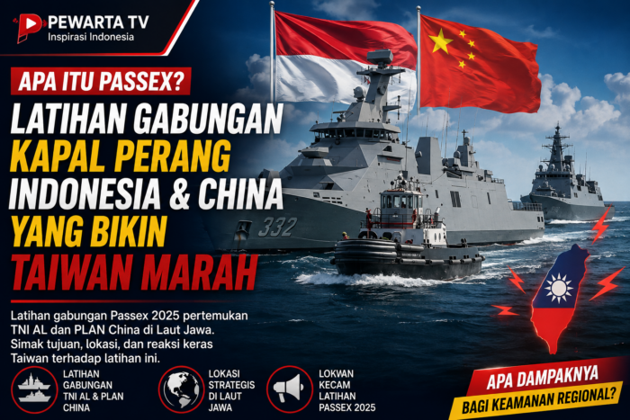 Apa Itu Passex? Latihan Gabungan Kapal Perang Indonesia dan China yang Bikin Taiwan Marah