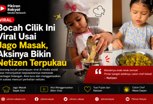 Bocah Cilik Ini Viral Usai Jago Masak, Aksinya Bikin Netizen Terpukau