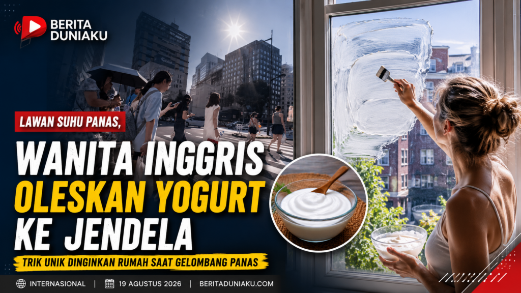 Wanita Inggris Oleskan Yogurt ke Jendela untuk Redam Panas, Benarkah Efektif?