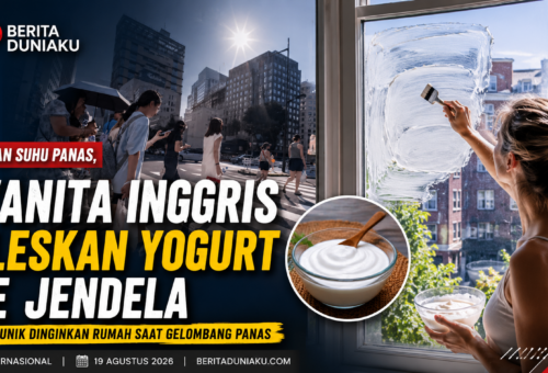 Wanita Inggris Oleskan Yogurt ke Jendela untuk Redam Panas, Benarkah Efektif?