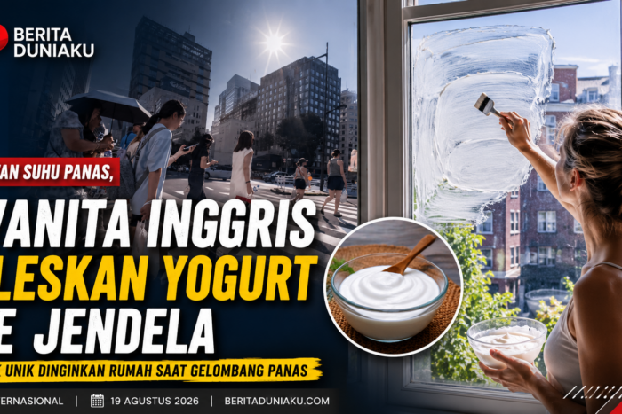 Wanita Inggris Oleskan Yogurt ke Jendela untuk Redam Panas, Benarkah Efektif?