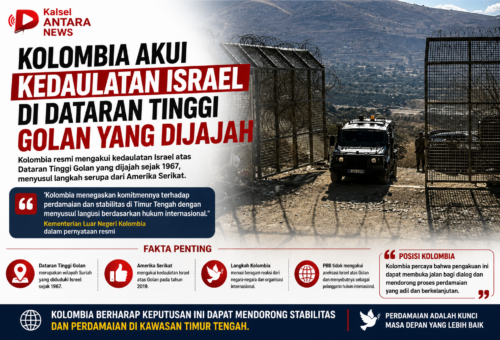 Kolombia Akui Kedaulatan Israel di Dataran Tinggi Golan yang Dijajah