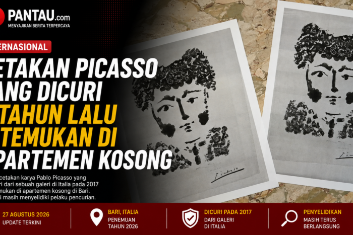 Cetakan Picasso yang Dicuri 8 Tahun Lalu Ditemukan di Apartemen Kosong