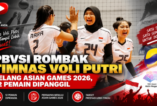 PBVSI Rombak Timnas Voli Putri Jelang Asian Games 2026, 12 Pemain Dipanggil