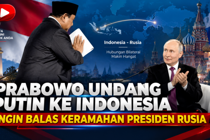 Prabowo Undang Putin ke Indonesia, Ingin Balas Keramahan Presiden Rusia