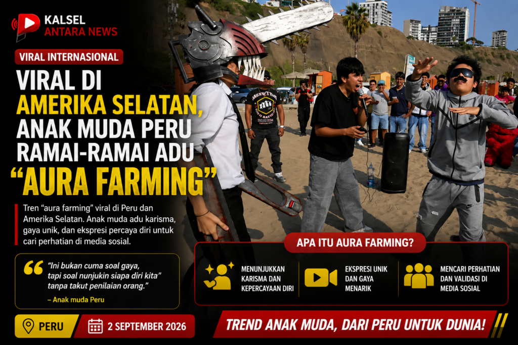 Viral di Amerika Selatan, Anak Muda Peru Ramai-Ramai Adu “Aura Farming”