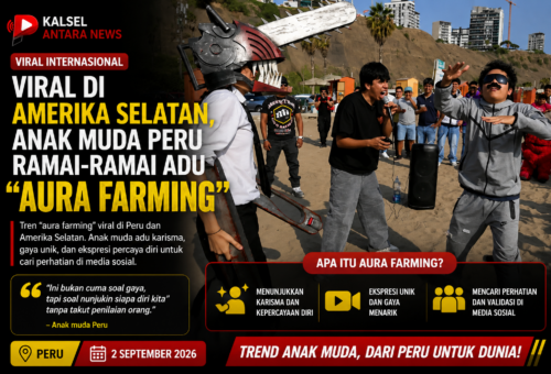 Viral di Amerika Selatan, Anak Muda Peru Ramai-Ramai Adu “Aura Farming”